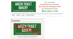 Desktop Screenshot of greenticketbakery.com